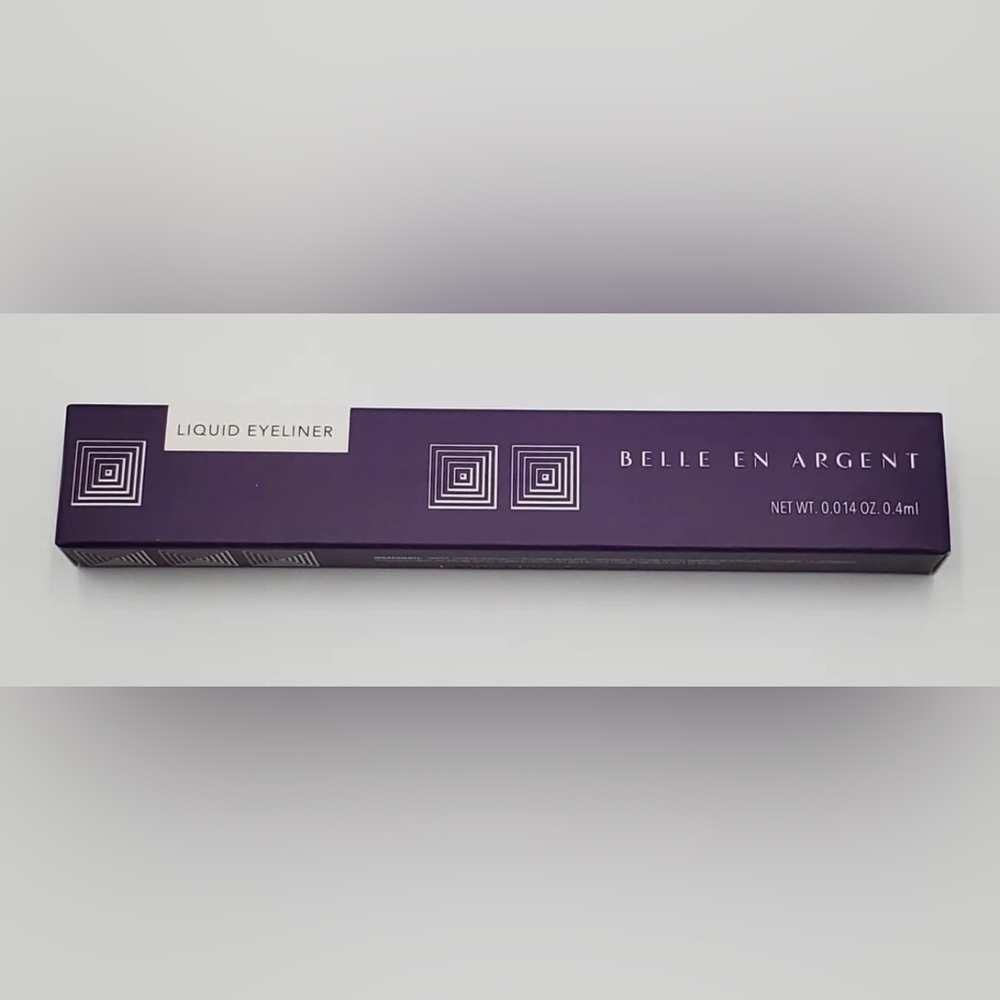 Belle En Argent Fine Print Liquid Liner • Black • NEW